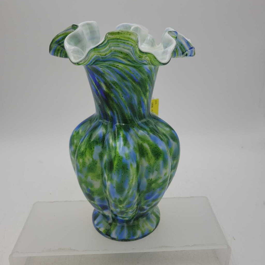 Fenton Art Glass vase (DEB)