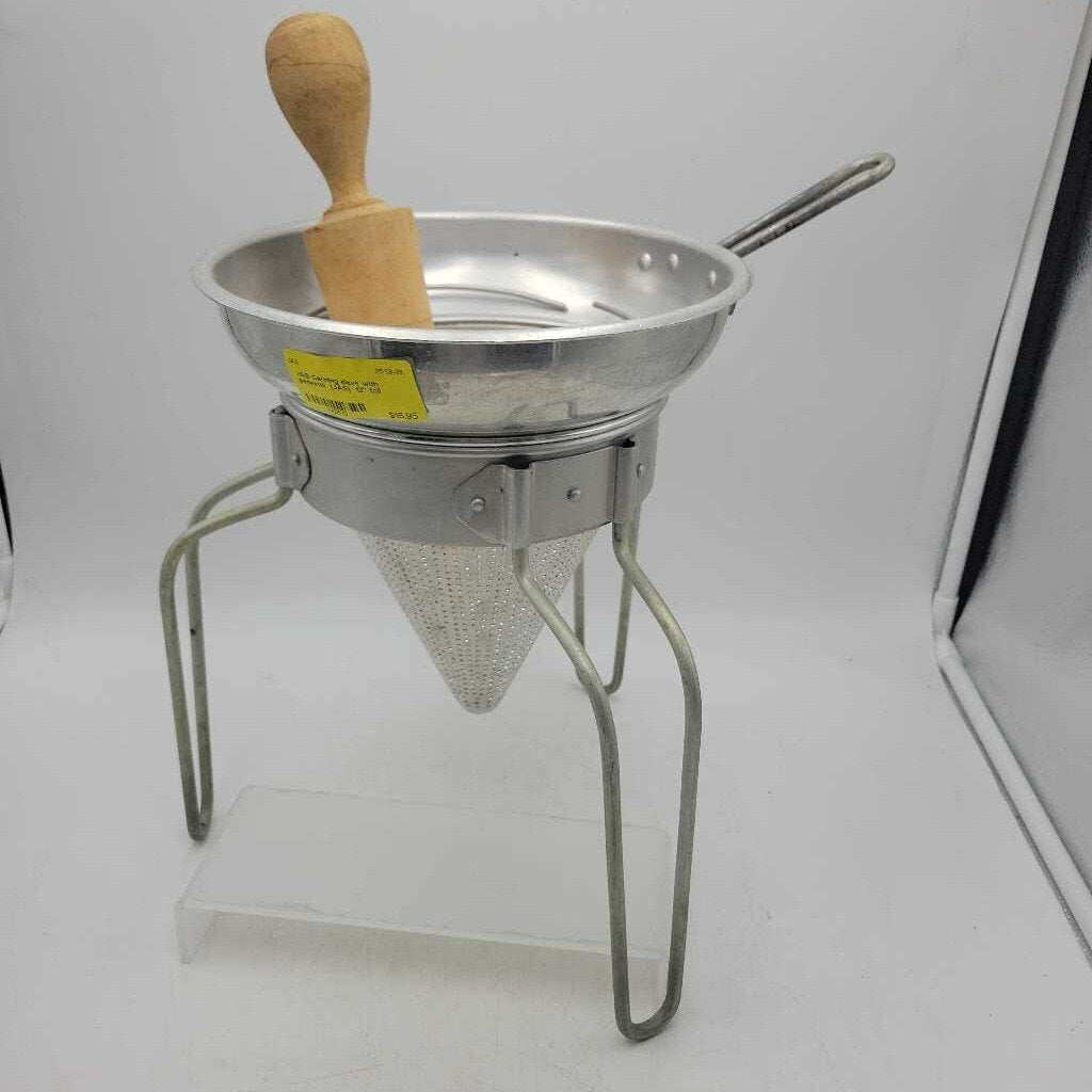 Canning sieve with pedestal (JAS)