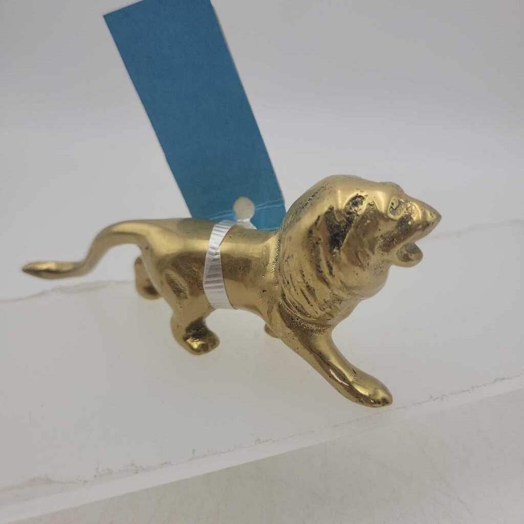 Solid Brass lion (KEN)