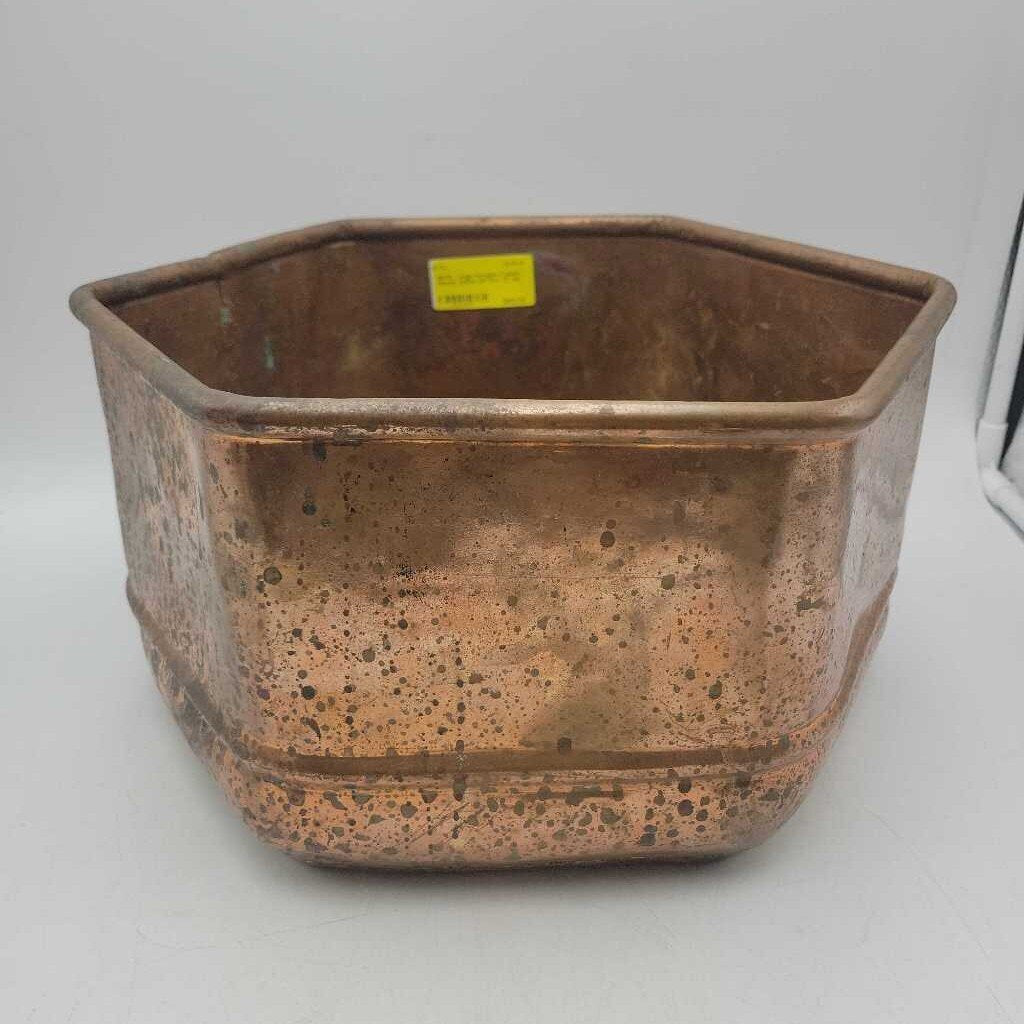 Large Hexagon Copper Planter (0000) (MCOL)