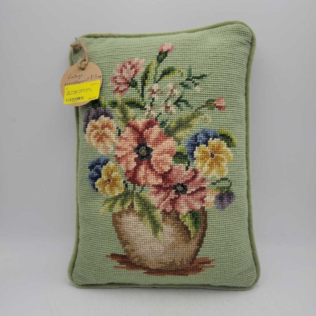 Vintage Needle point pillow (UR)