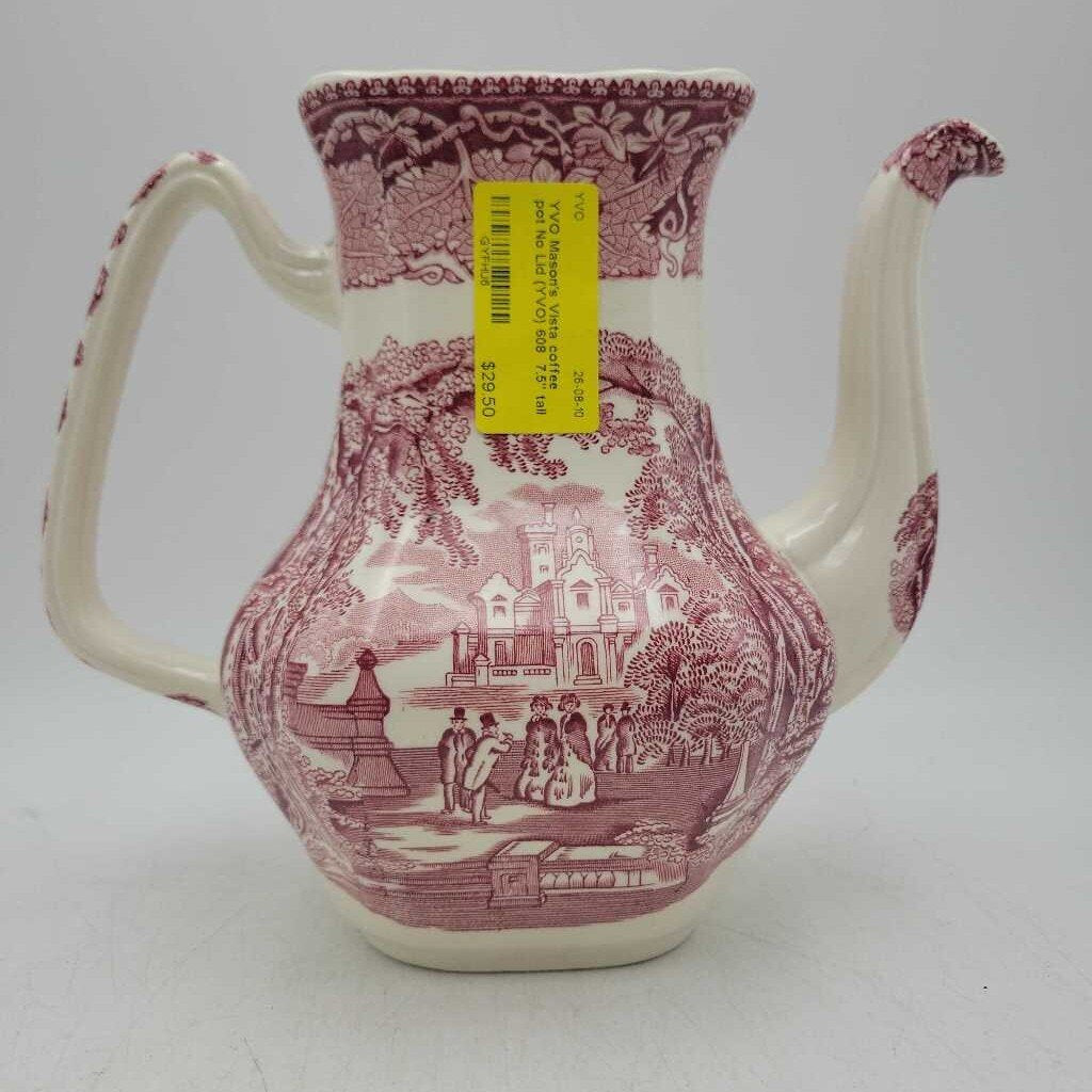 Mason's Vista coffee pot No Lid (YVO) 608