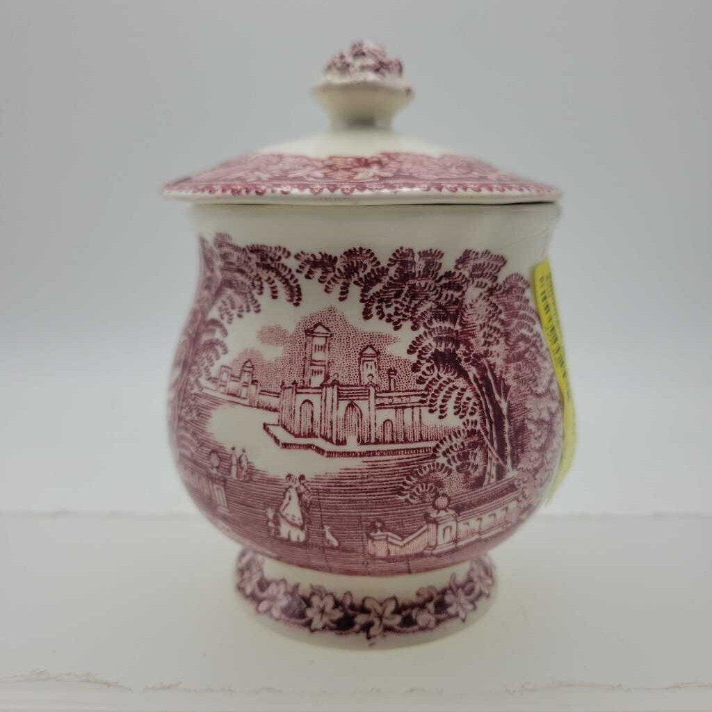 Mason's Vista condiment jar with Lid (YVO) 608