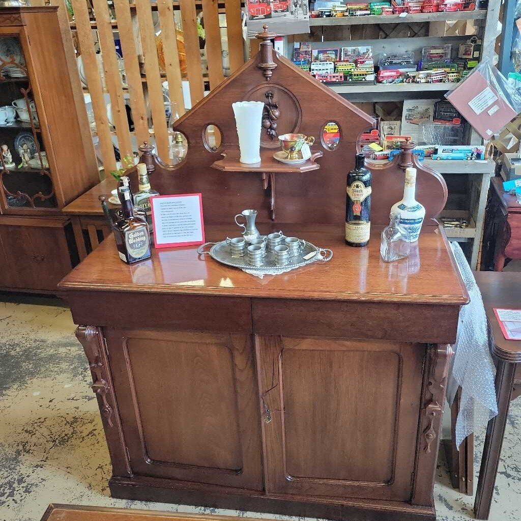 Victorian Walnut Sideboard #335 (NS)