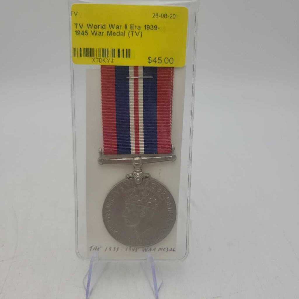 World War II Era 1939-1945 War Medal (TV)