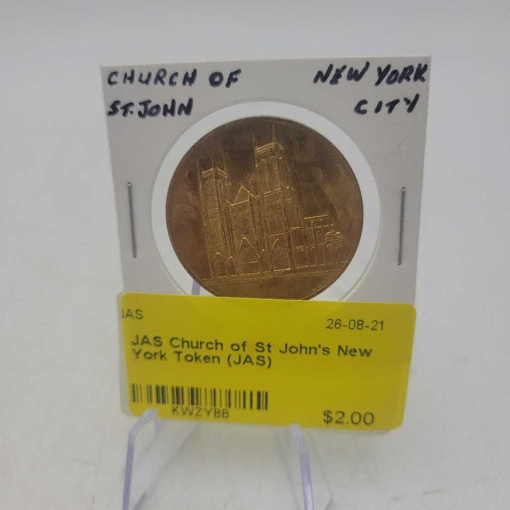 Church of St John's New York Token (JAS)