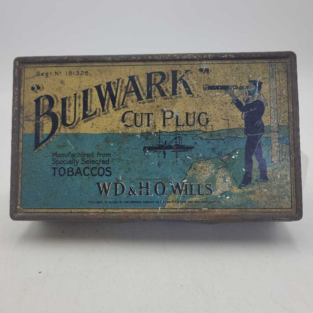 Bulwark Cut Plug Tobacco Tin (JL)