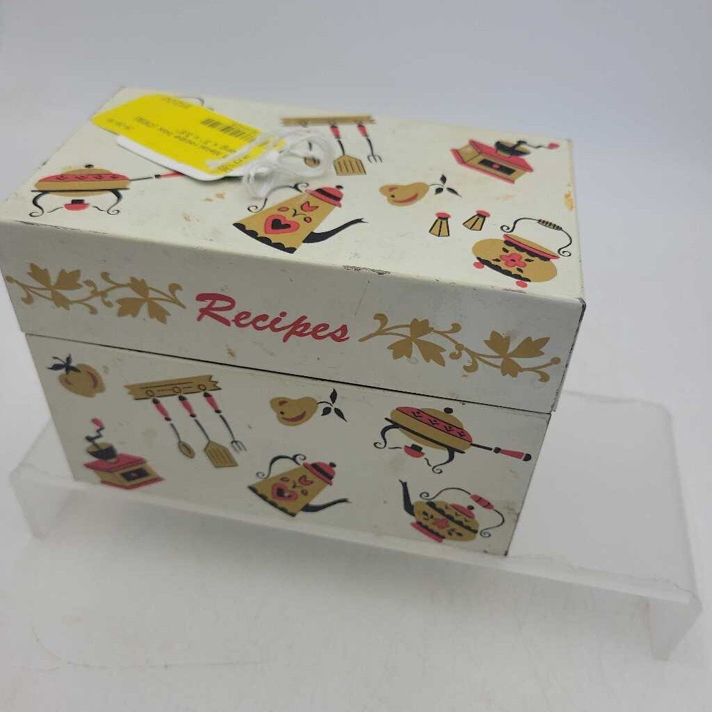 Metal recipe box (DEB)