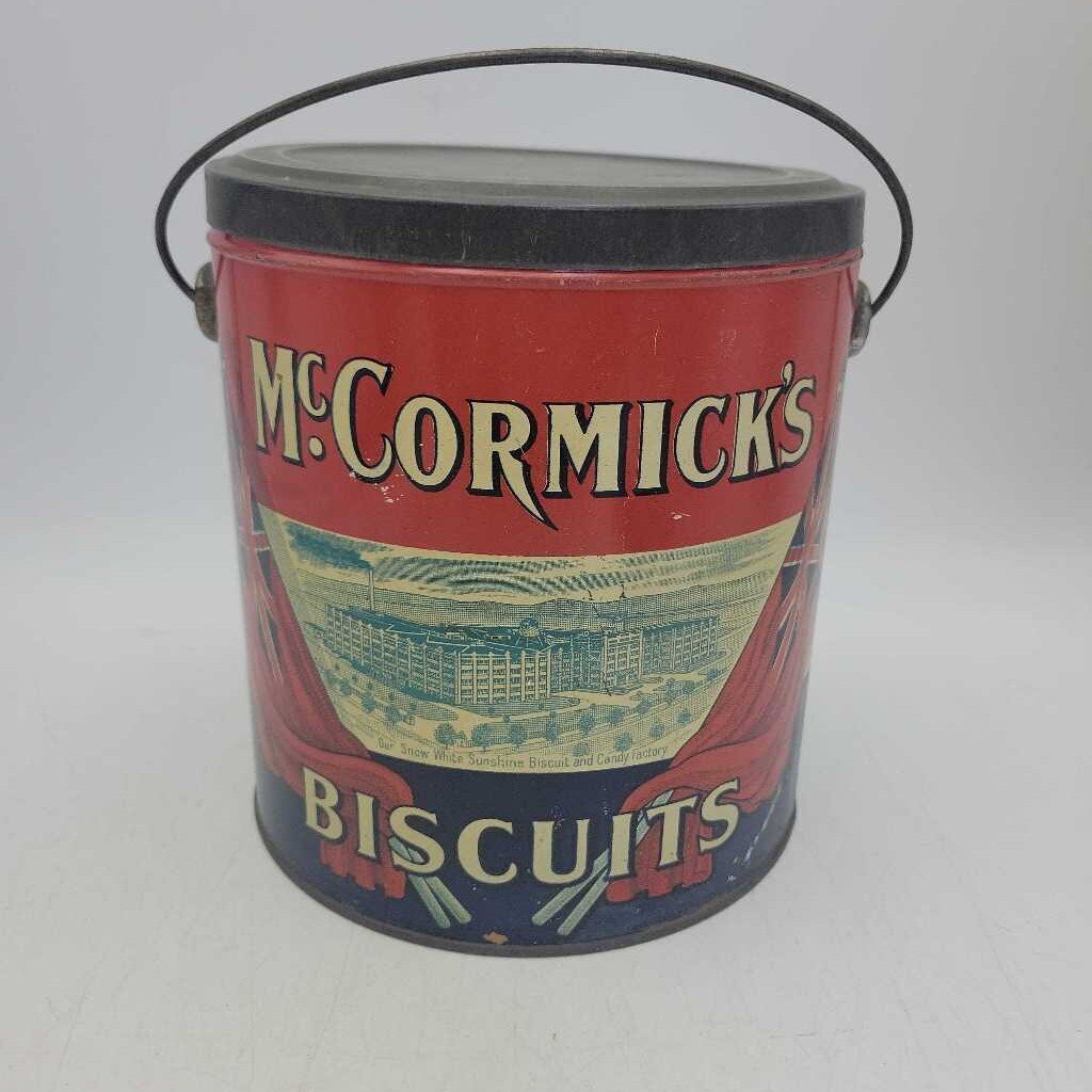 McCormick's Jersey Cream Soda's Tin pail London (Jef)