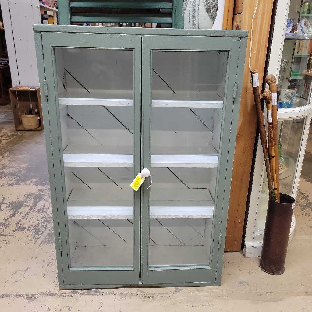 2 Glass doors Cabinet (YVO) 609