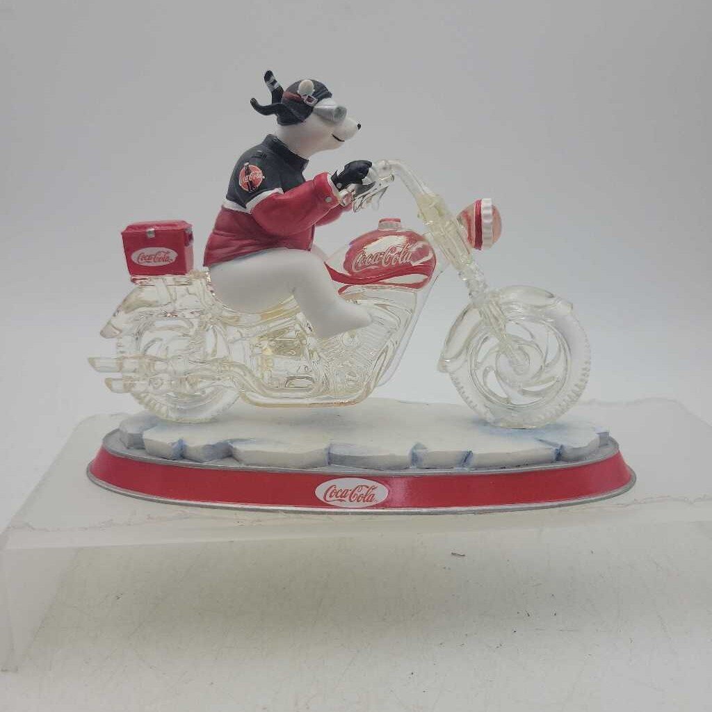 Coca Cola Polar Bear Ride into Refreshment Figurine (JAS)