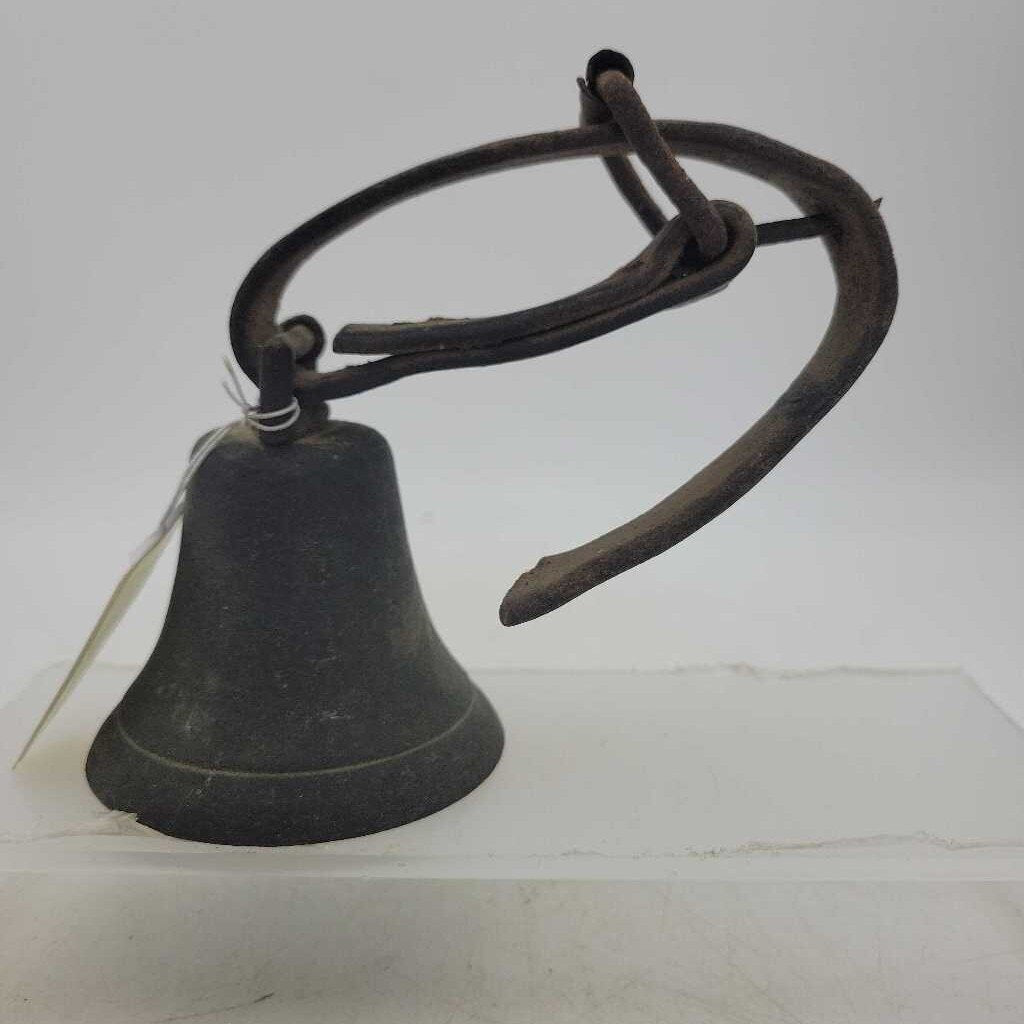 Vintage Brass Bell w/Leather Strap (JL)
