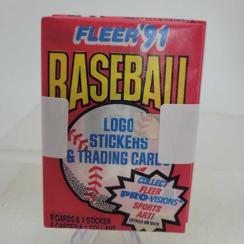 91 Fleer Baseball Card 2 Packs (JAS) 1991