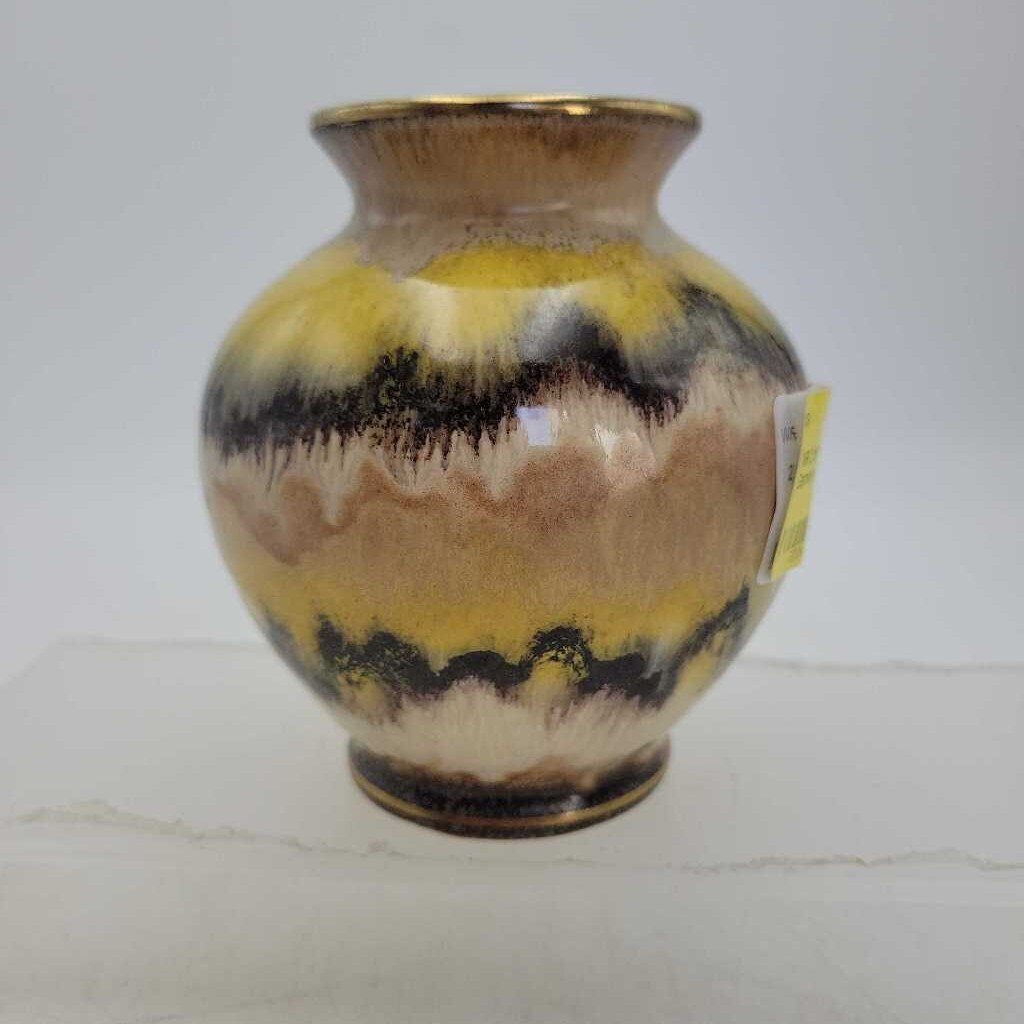 2 tone small West German vase (WR)