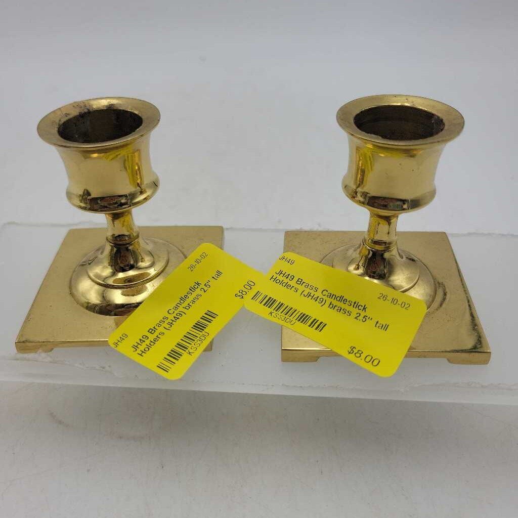 Brass Candlestick Holders (JH49)