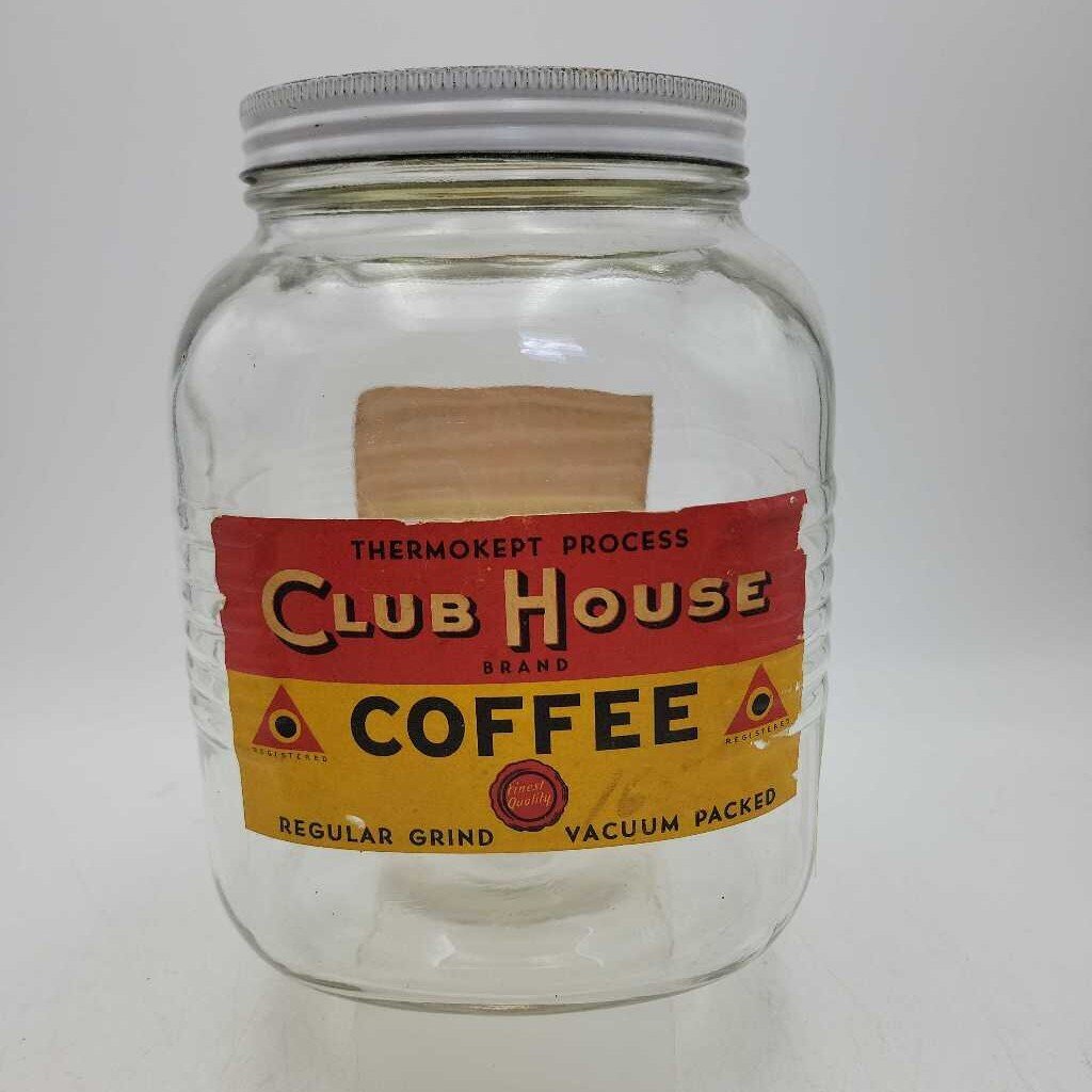Club House Coffee Labelled Jar London On (JAS)
