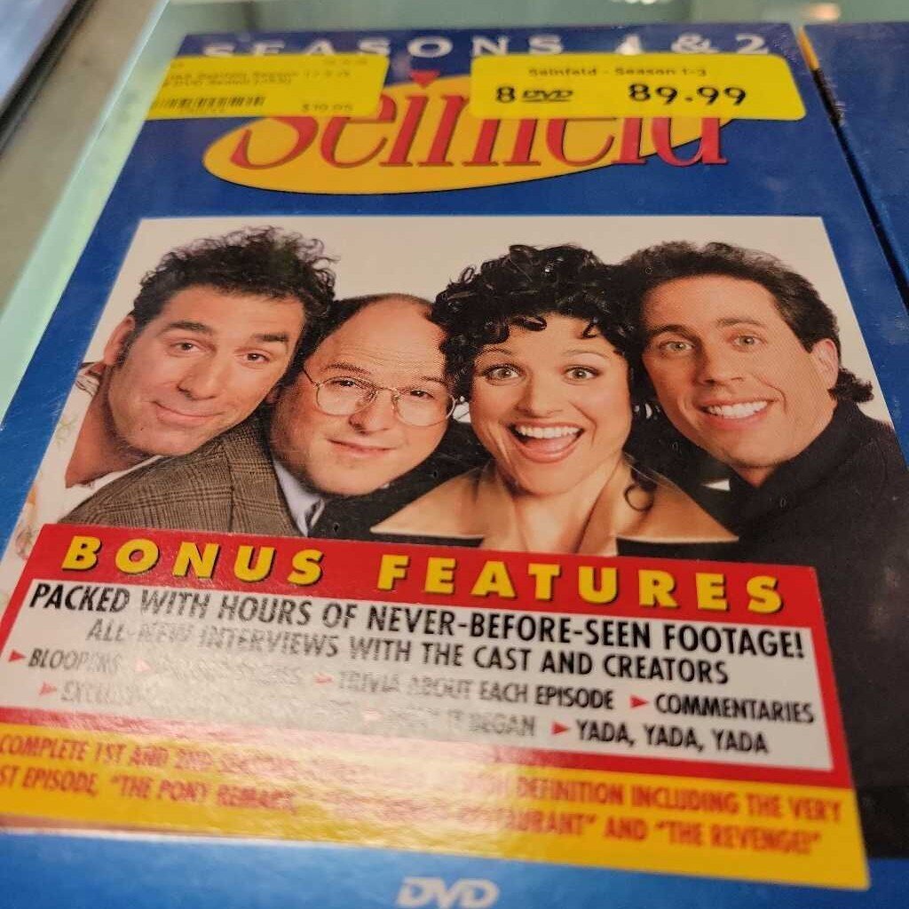 Seinfeld Season 1 / 2 /3 8 DVD Sealed (JAS)