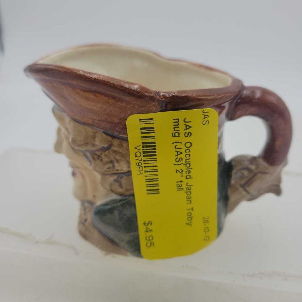 Occupied Japan Toby mug small hairline (JAS)