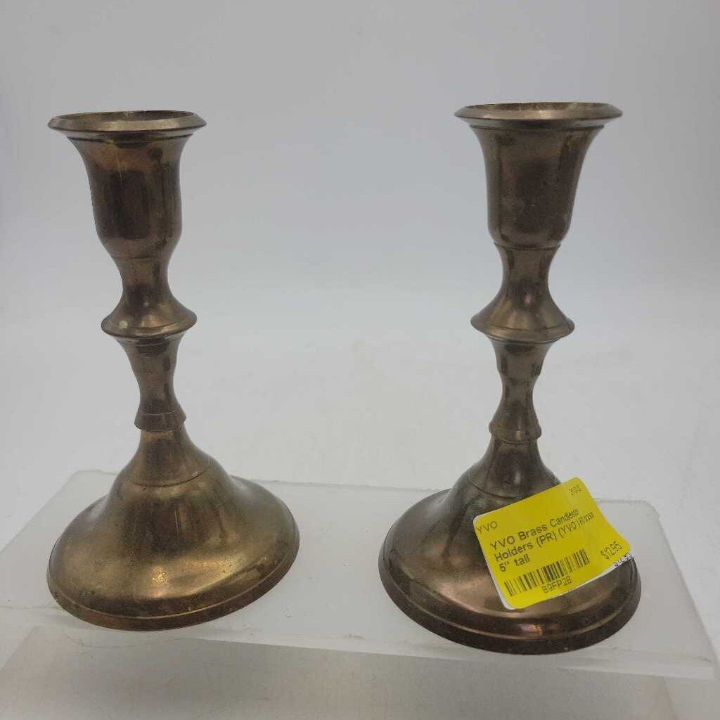 Brass Candlestick Holders (PR) (YVO ) 610