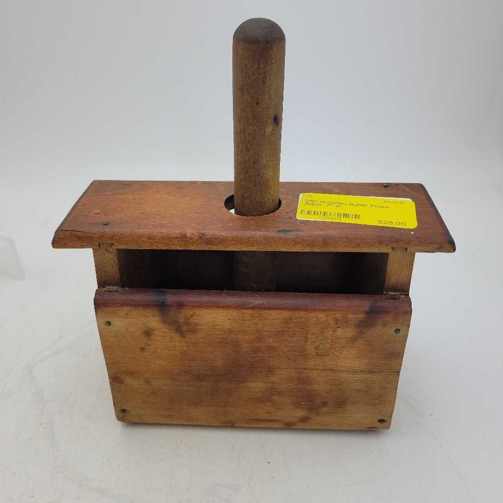 Wooden Butter Press (US2)