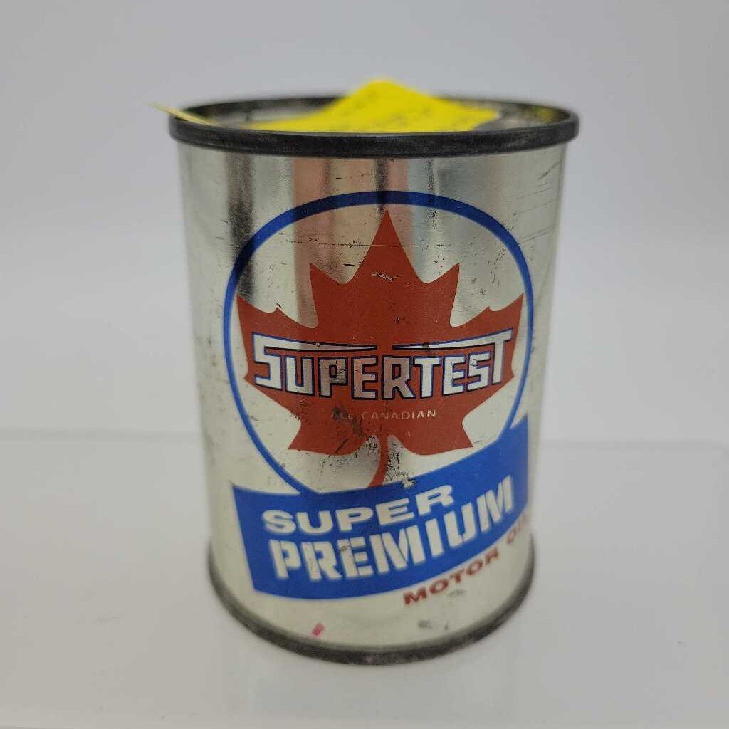 Supertest Super Premium Motor Oil Coin Bank ~ All Canadian (GTJC)