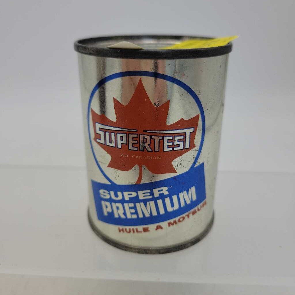 Supertest Super Premium Motor Oil Coin Bank ~ All Canadian (GTJC)