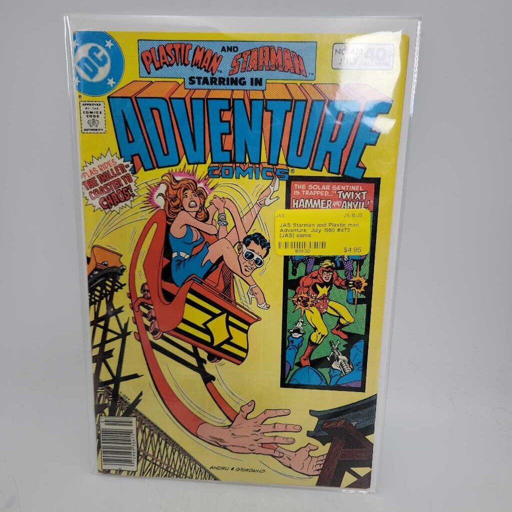 Starman and Plastic man Adventure July 1980 #473 (JAS) comic