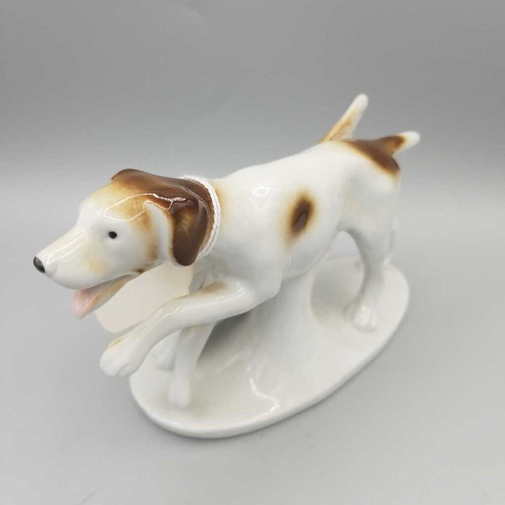 German Porcelain Dog Figure (RHA)