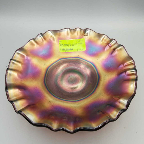 Amethyst Carnival Glass Bowl (RHA)