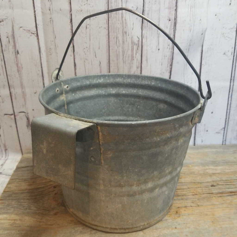 Calf Feeder Galvanized Bucket (JAS)