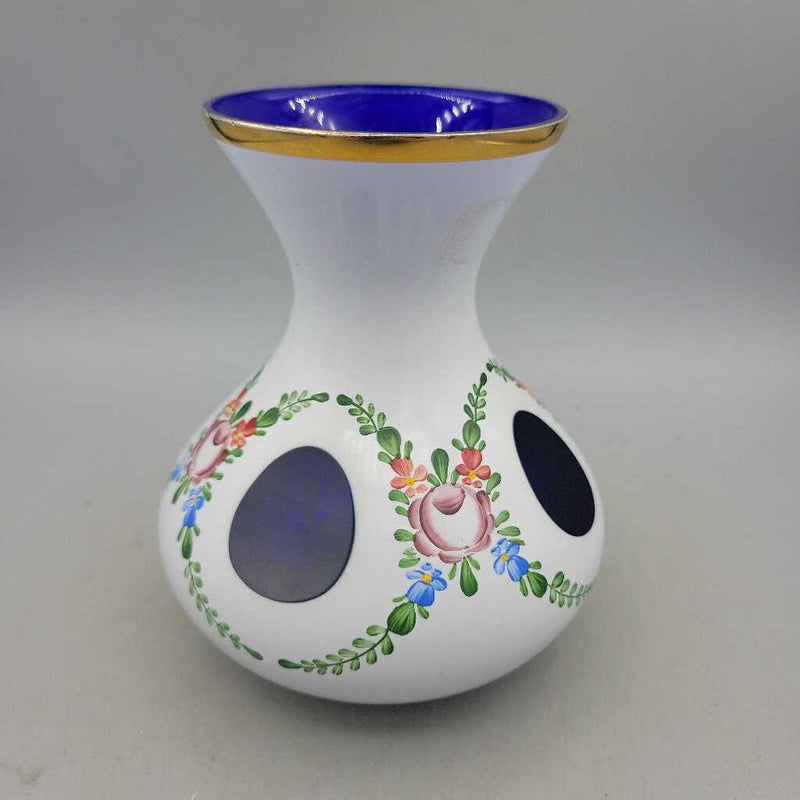 Blue & White Czech. vase P233