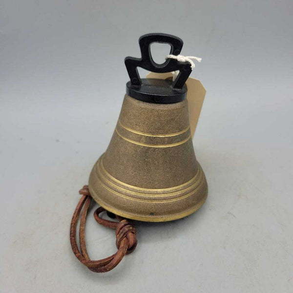 Brass Bell with Leather Rope (OH)