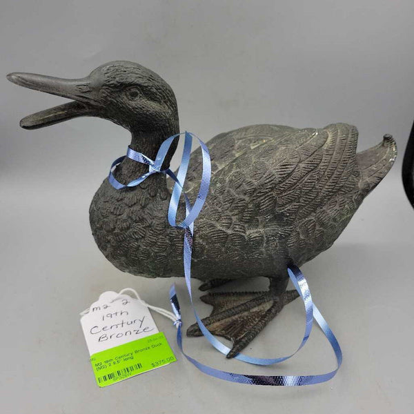 19th Century Bronze Duck (M2) 2