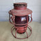 Antique oil Lantern Red Globe (DR)