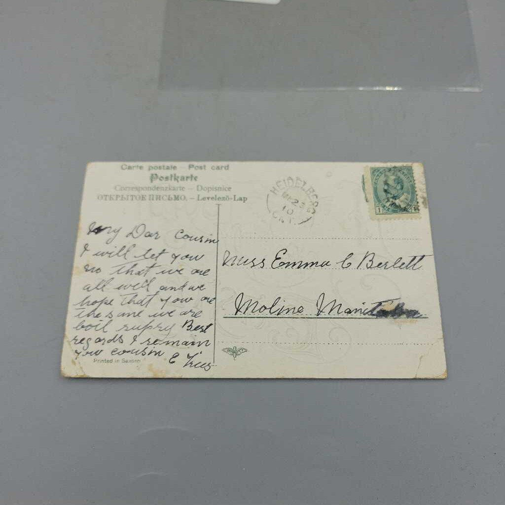 Antique Postcard easter (JAS)