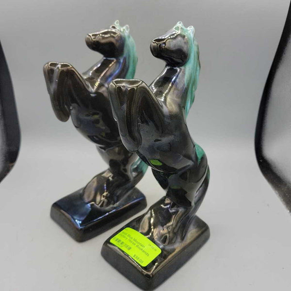 Blue Mountain Pottery Horse Bookends pair (RHA)