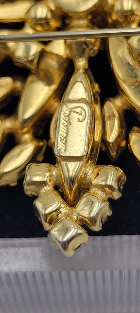 Sherman, topaz earrings & brooch (LIND) P1738
