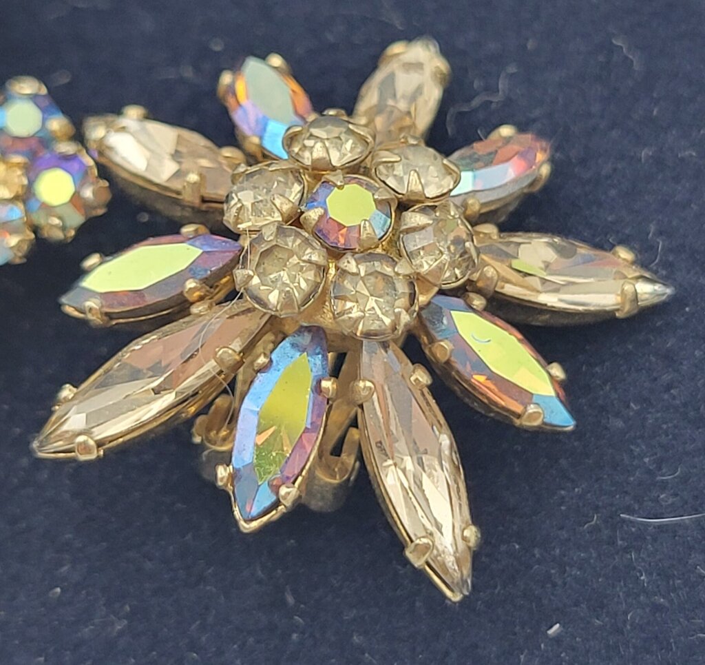 Sherman, topaz earrings & brooch (LIND) P1738