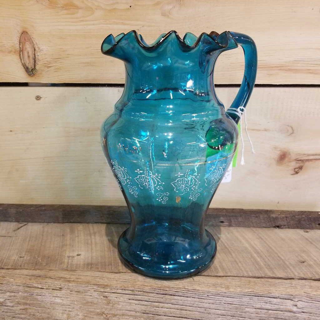 Victorian Blue Pitcher (JEF)