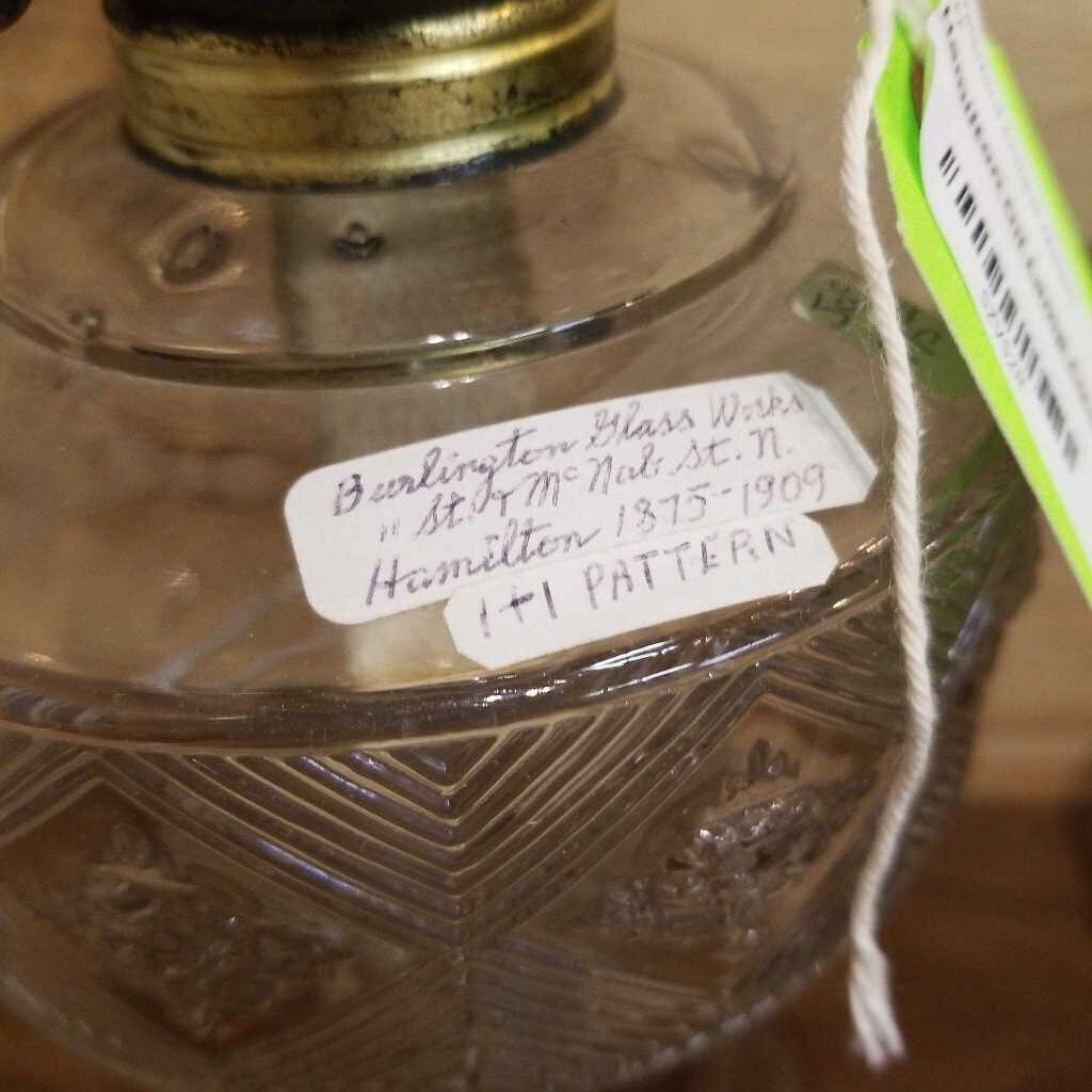 Hamilton Oil Lamp Circa 1875-1909 (JEF)