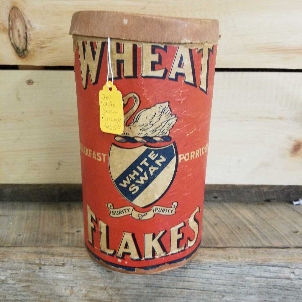 White Swan Wheat Flakes Container (Jef)