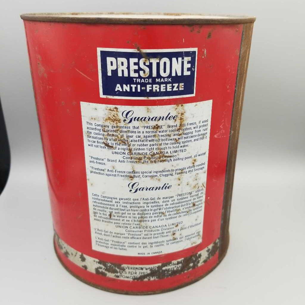 "Prestone" Anti-Freeze Tin (DR)