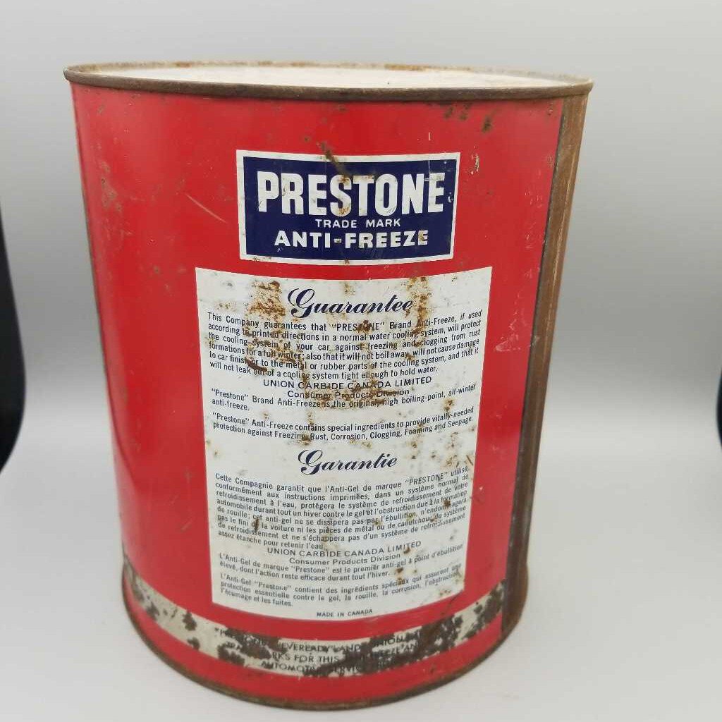 "Prestone" Anti-Freeze Tin (DR)