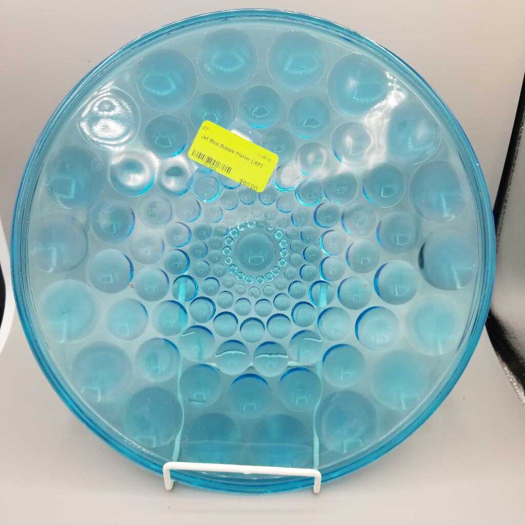 Blue Bubble Platter (JEF)