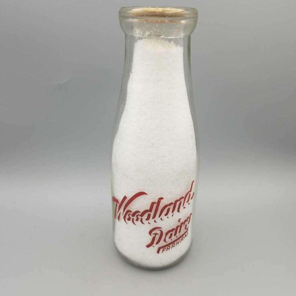 Woodland Dairy Parham Milk Bottle (JEF)