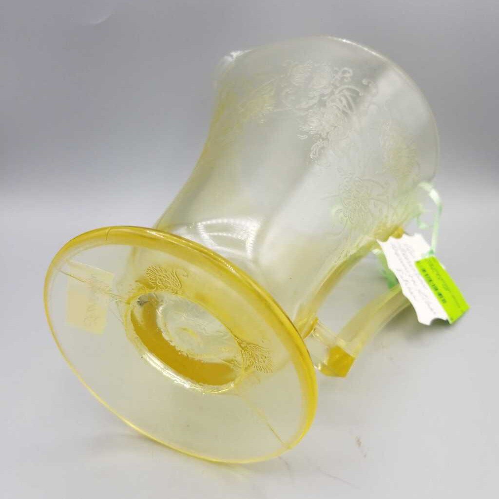 Depression Glass Pitcher (TRE)