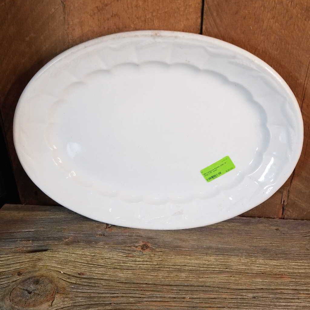 Ironstone Platter Wheat pattern Meakin England (RB) Ironstone Platter Wheat pattern Meakin England (RB)