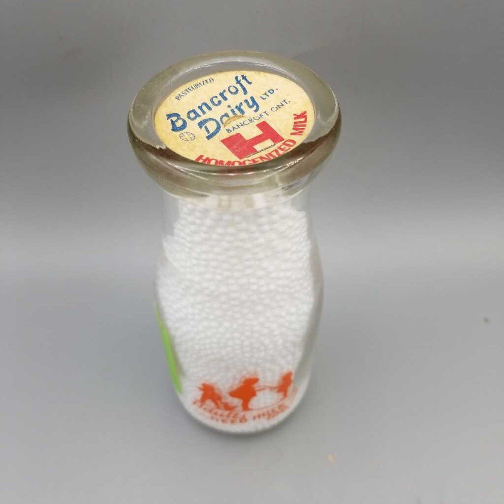 MacNicolls Dairy half Pint Milk Bottle (JEF)