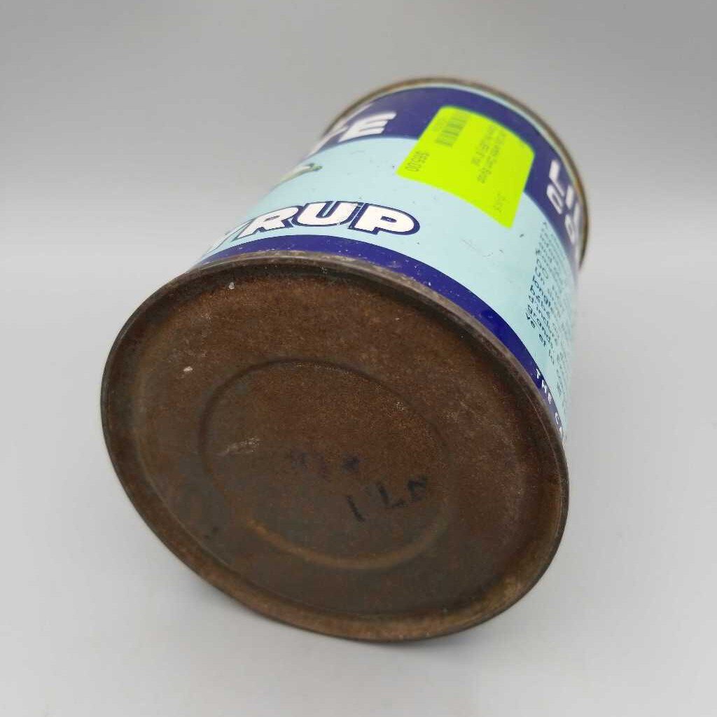 Lily white Corn Syrup Cone tin (JEF)