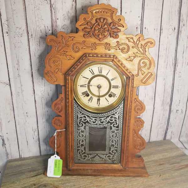 Antique Gingerbread Clock (GEC) D1794 Antique Gingerbread Clock (GEC) D1794